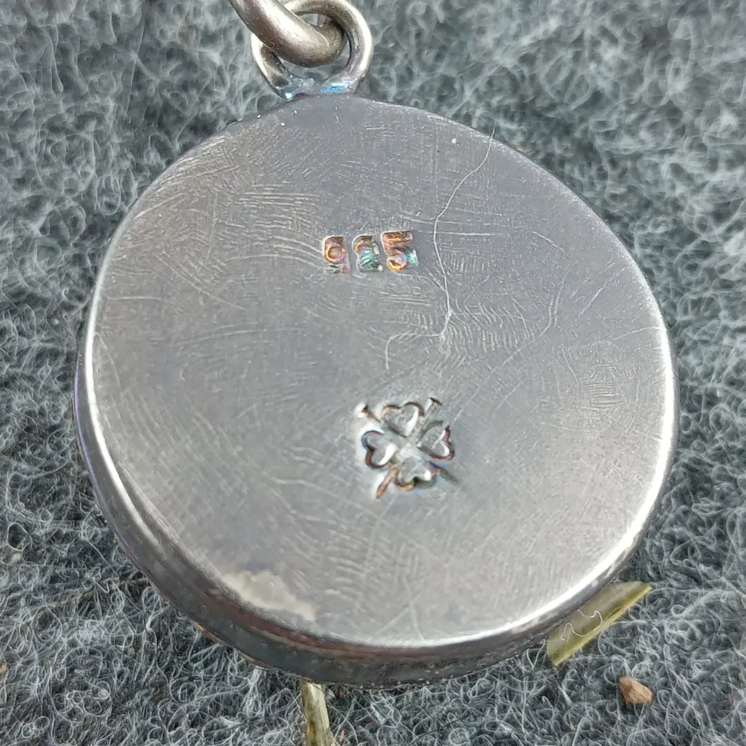 Anhänger mit mexikanischem Feueropal (925er Silber)