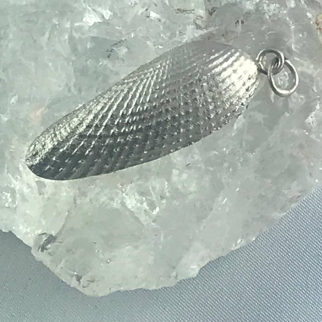 Beautiful necklace with a shell made of 925 silver
